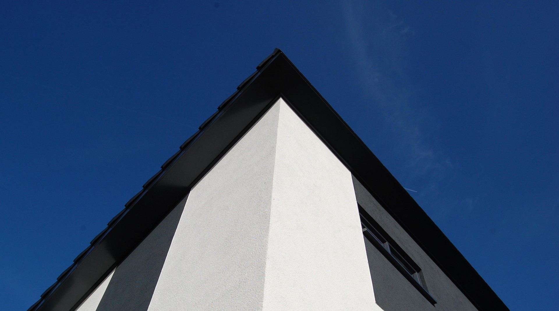 Verbouwing Moderne Woning Architectuur Details Raalte Wit Stucwerk Vlakke Pan Antraciet © Tijmen Bos Architecten Deventer 1920X1068