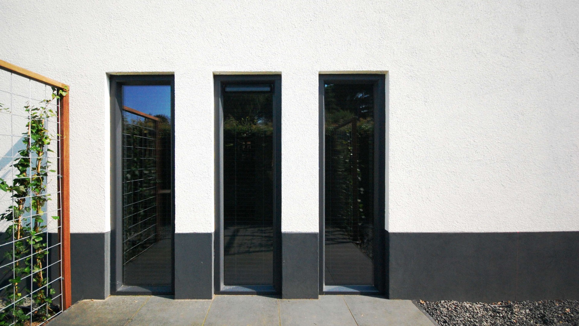 Verbouwing Moderne Woning Architectuur Kunststof Kozijnen Raalte Wit Stucwerk Vlakke Pan Antraciet © Tijmen Bos Architecten Deventer 1920X1080