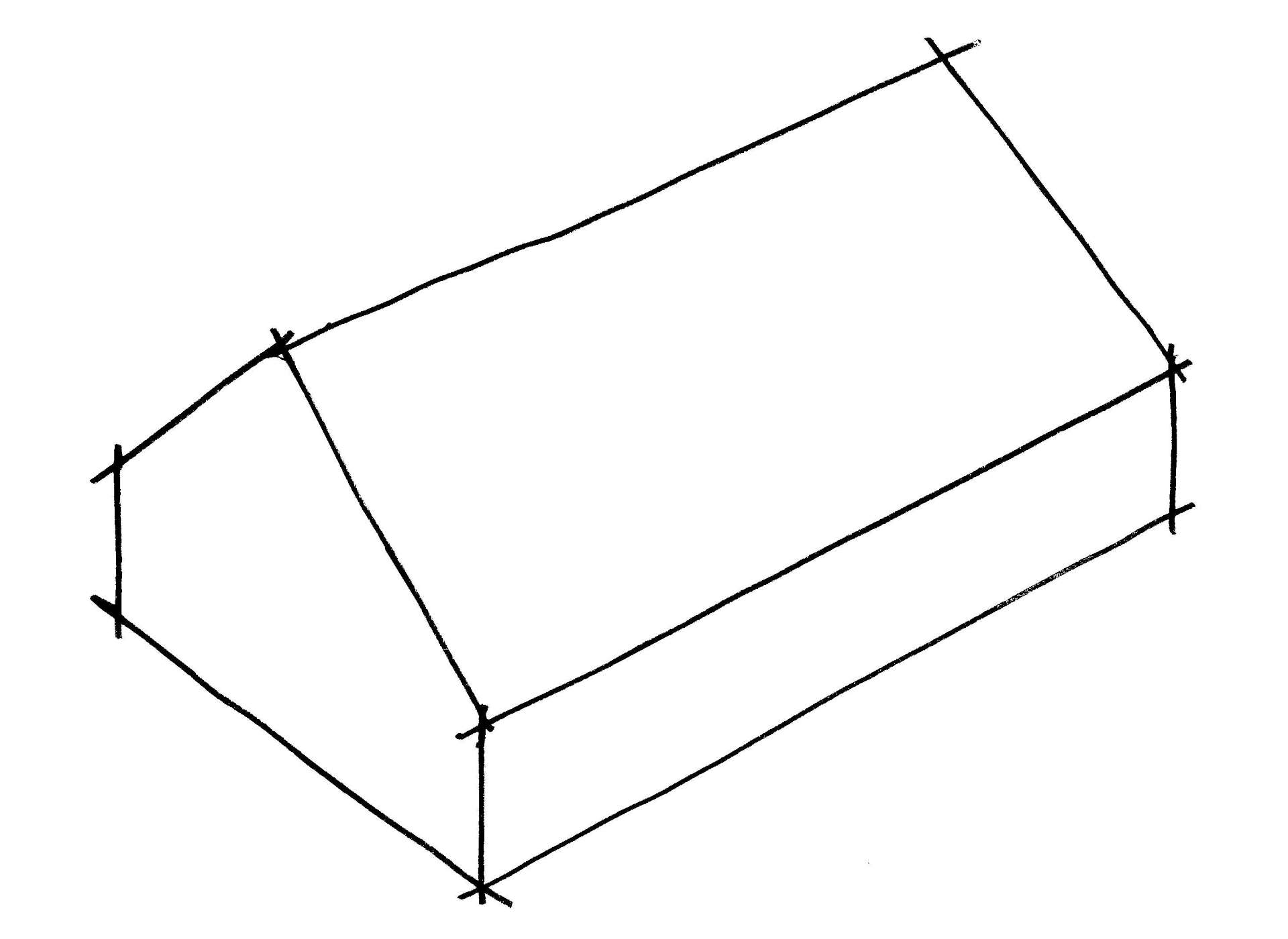 Schuurwoning Basisvorm © Tijmen Bos Architecte