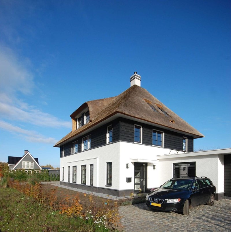 De Riet Nieuwbouw woning met riet