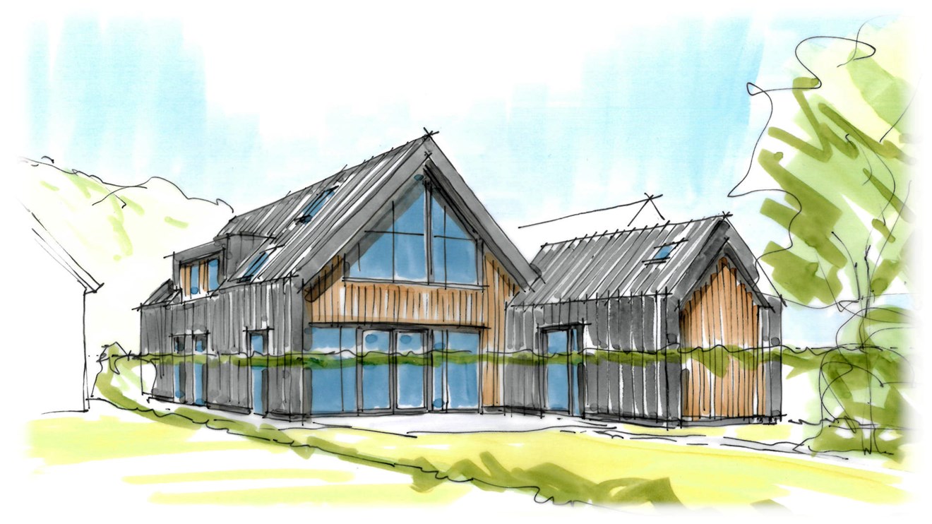 Modern en duurzaam woongenot-woning-verbouwing-duurzaam-gevel-zink-hout-licht ©Tijmen Bos Architecten