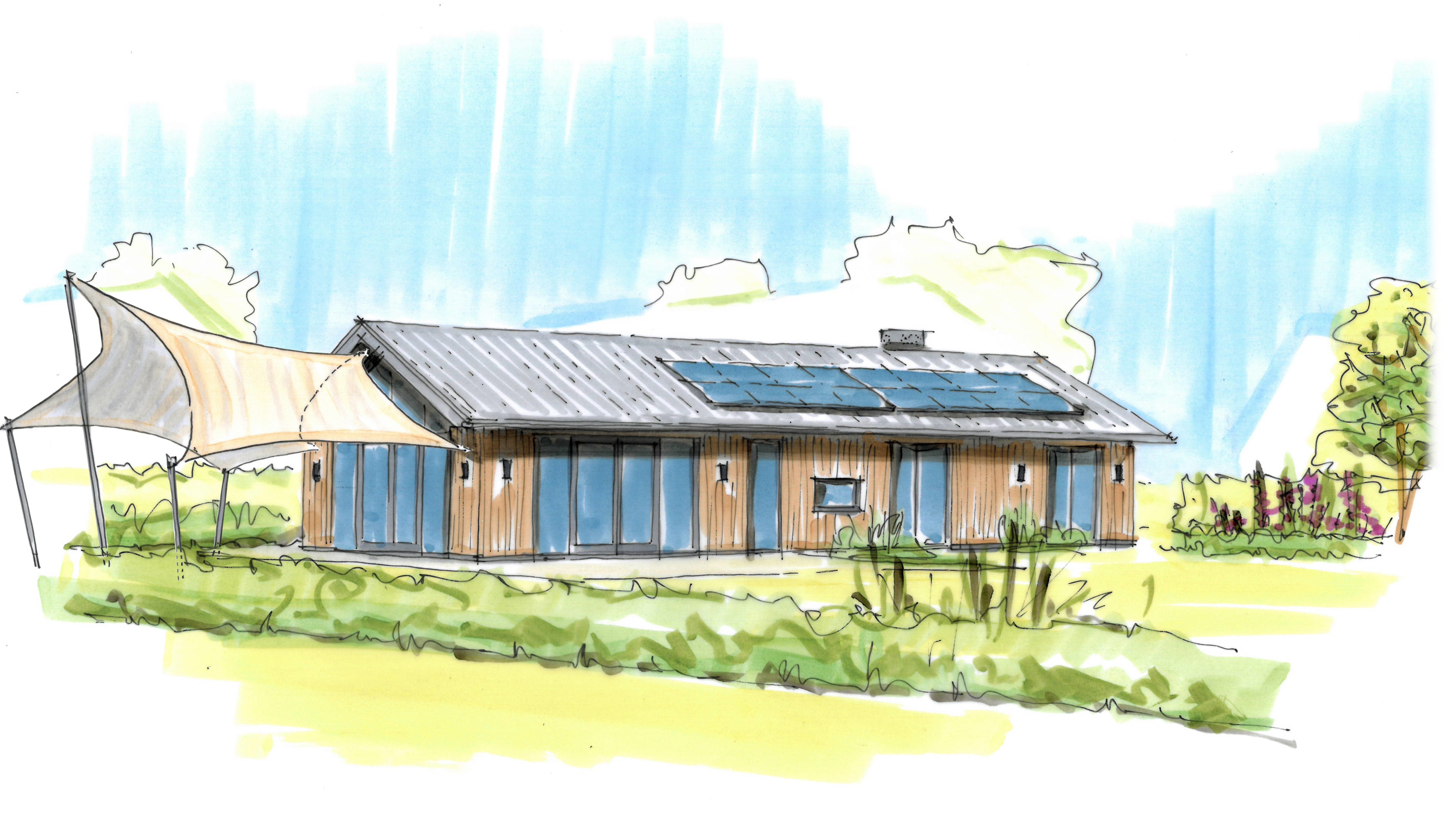 Compacte schuurwoning