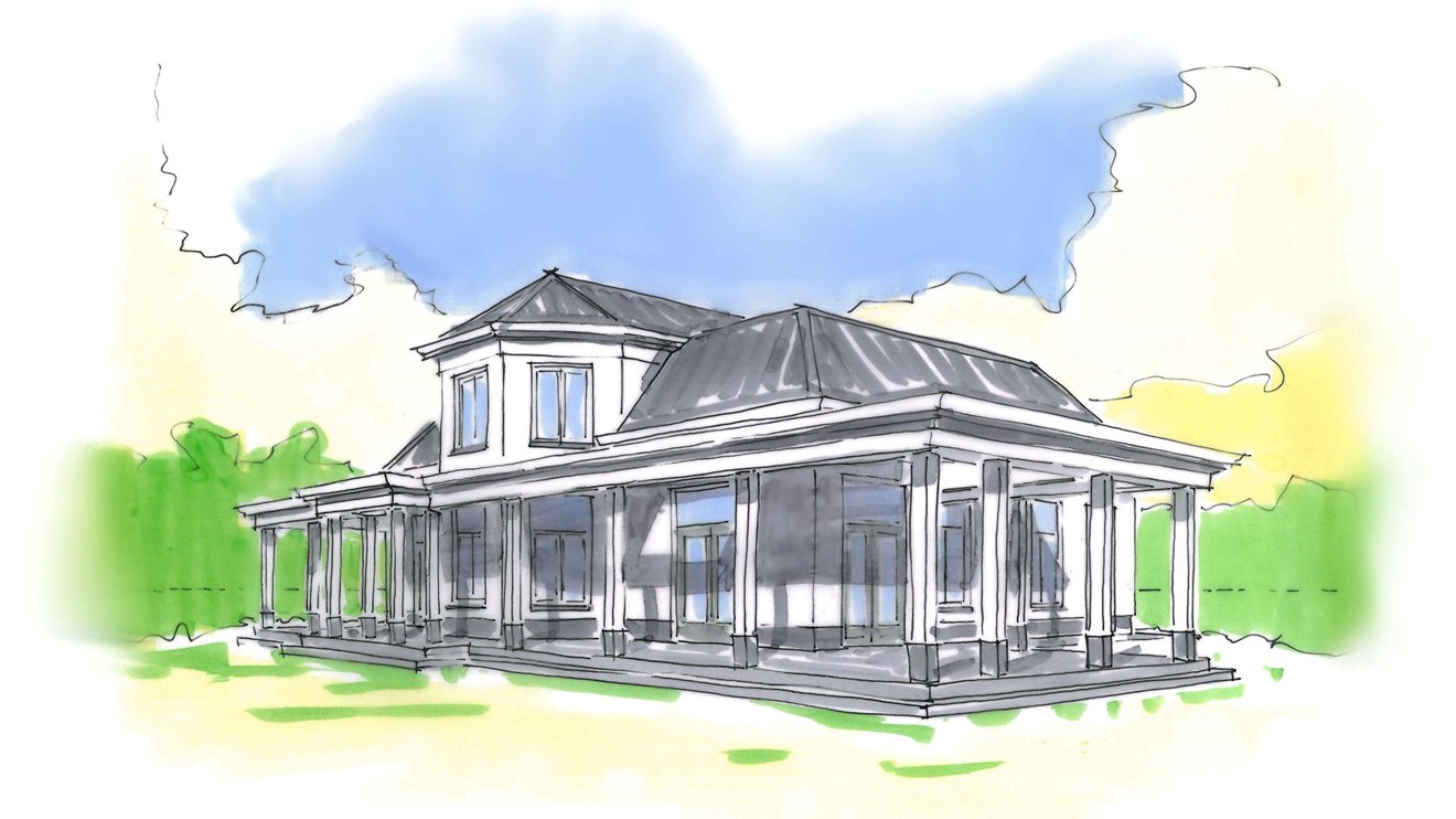 Ontwerp Klassieke Veranda Geeft Tuin Beleving Bij Klassiek Villa Vergunningsvrij ©Tijmen Bos Architecten 1920X1080